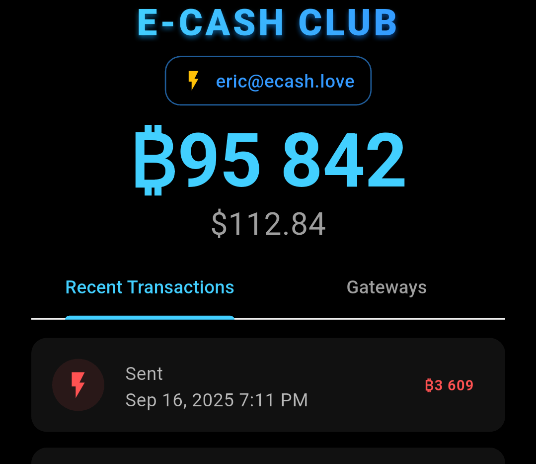 Ecash App screenshot